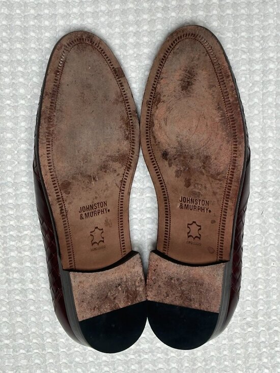 Johnston & Murphy Woven Leather Matching Shoes & Belt main image 5